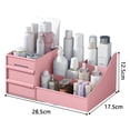 thumbnail image 2 of Grande Boîte de Rangement Cosmétique à Grande Capacité pour Maquillage, Organisateur de Soins de la Peau, Bijoux, Maquillage, Pinceaux, Rouges à Lèvres, Contenant pour Vernis à Ongles, Boîte de Rangement pour Bricoles de Bureau, 2 of 5