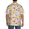 thumbnail image 3 of Kdxio Men's Hawaiian Shirt for Men Short Sleeve Shirt Easter Egg Summer Casual Holiday Beach Button Down T-Shirts, 3 of 7
