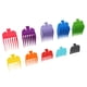 thumbnail image 4 of Juego de 10 piezas de guía de peine para cortadora de pelo eléctrica, repuestos para peines de límite de peinado, accesorio, 4 of 15