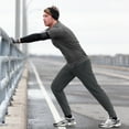 thumbnail image 6 of Fleece Sweatpants for Men Elastic Bottom Active Athletic Workout Jogger Pants with Pocket and Drawstring, 6 of 8