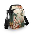 thumbnail image 3 of XYZCANDO Hummingbird Flower Small Crossbody Cellphone Bags for Women Mini Messenger Phone Handbag Shoulder Purse Portable Money Case with Strap Lightweight for Running Yoga Hiking, 3 of 7