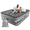 Gray, variant on Divon Twin Air Mattress with Built-In Pump, 18-Inch Elevated Inflatable Air Bed, Quick Inflation and Deflation, Portable Blow-Up Bed for Guests, Home and Travel, Gray
