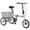 Green, variant on 14" Folding Tricycle for Adults, Dolonm Steel Frame Folding Trikes with Large Basket & Adjustable Seat, 3 Wheel Collapsible Cruiser Bikes for Women Men Seniors, Light Blue