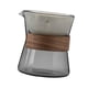 thumbnail image 4 of Tetera,Tetera de vidrio con infusor de vidrio resistente al calor,Tetera para hacer té en flor y de hojas sueltas para el hogar y la oficina,Tetera de vidrio transparente con Gris sin tapa, 4 of 8