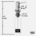 thumbnail image 4 of VIGO Braddock Kitchen Soap Dispenser in Chrome, 4 of 8
