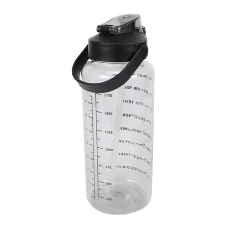 

Large Capacity Water Bottle Sports Fitness Water Bottle with Handle Straw Cup 2000Ml 3