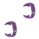 thumbnail image 4 of sweethay Adjustable Solid Color Breathable Straps Wristwatch Upgrade Accessories Repair Smart Wristband Modified púrpura 2piezas, 4 of 6