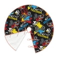 thumbnail image 3 of Balery Monster Car Printed Christmas Tree Skirt , Merry Christmas Party Christmas Tree Decoration,Adjustable Tree Skirt-30", 3 of 8