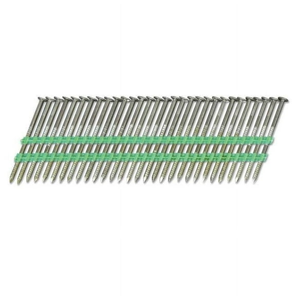 Metabo power tools  21 Gauge Ring Shank 21 deg 2.38 in. x 0.113 in. Dia. Framing Nails with Angled Strip - Pack of 5000
