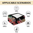 thumbnail image 6 of Ramen Blanket Gifts for Girls - 40"x50" Inches Cartoon Throw Blanket for Teens - Black Lightweight Cozy Blankets for Sofa, Bed & Crib, 6 of 6