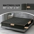 thumbnail image 3 of 14 inch Queen Mattress,Hybrid Mattresses Medium Firm in a Box, 3 of 5