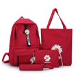 thumbnail image 1 of Conjunto de mochilas de lona CUTE Daisy de 4 piezas de moda., 1 of 3