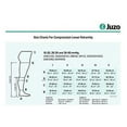 thumbnail image 2 of Juzo 2001 Soft Open Toe Knee Highs w/Silicone Band Border - 20-30 mmHg Short Beige III, 2 of 2