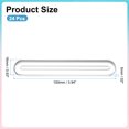 thumbnail image 2 of Uxcell Wall Protector from Furniture, Clear Furniture Bumpers Silicone Rubber Wall Bumper Guards Cabinet Door Bumper Adhesive Wall Protector Bumpers, 3.94''L x 0.63''W x 0.2''T, 24 Pcs, 2 of 6
