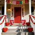thumbnail image 5 of Valentine's Day Porch Goose Clothes - Holiday Goose Outfit Decor for Lawn Porch Goose Statue, Valentine Garden Goose Accessories for Outdoor Yard Porch Holiday Seasonal Decor Gift, Red, 5 of 6