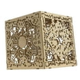 thumbnail image 1 of Lámpara hueca,Lámpara de mesa hueca Luz de escritorio decorativa LED,linterna de madera colgando luces de hadas junto a la cama,Luz nocturna de decoración para el hogar de mesa de estilo, 1 of 8