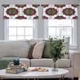 thumbnail image 5 of LALILO Kitchen Curtain Valance Tie Dye Colorful Boho Ink Rod Pocket Window Curtain 52"x 18" Set of 2, 5 of 7