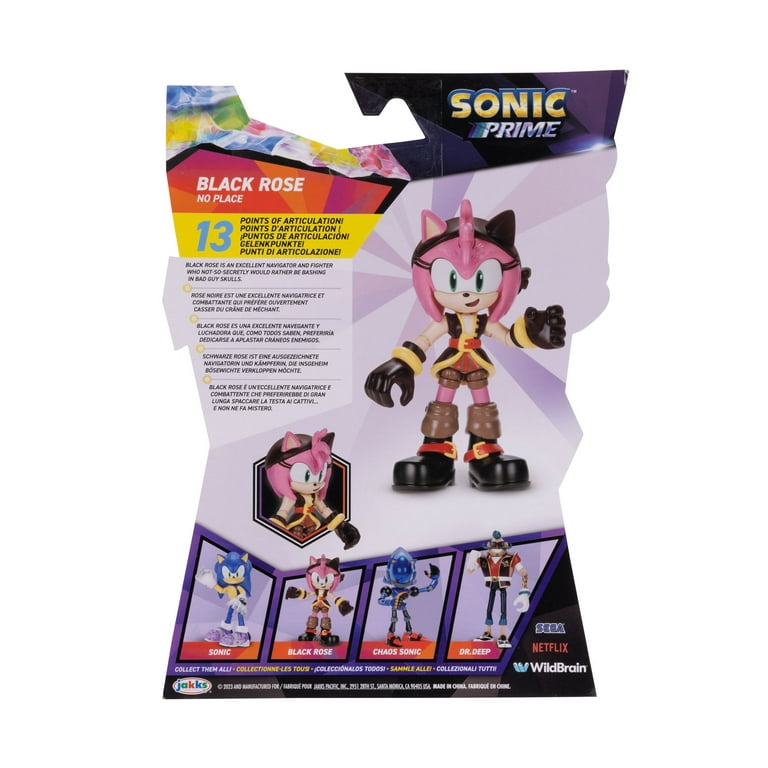 Sonic, 5" Articulated Figure, Black Rose, No Place - Walmart.com