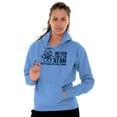 thumbnail image 3 of Never Trust an Atom Science Nerd Geek Unisex Plus Fleece Graphic Hoodie Brisco Brands 2X, 3 of 5