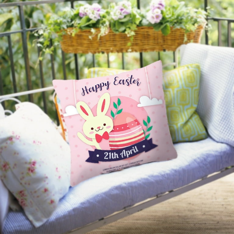 Dream Lifestyle Easter Pillow Covers Easter Decorations Happy