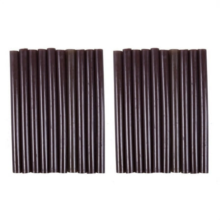 20Pcs 100mm x 7mm Adhesive Hot Melt Glue Sticks for Brown
