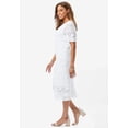 thumbnail image 3 of Jessica London Women's Plus Size Crochet Dress, 3 of 3