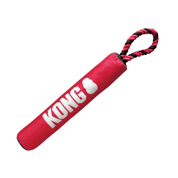 KONG® Signature Stick with Rope Soft Body Dog Toy, Medium