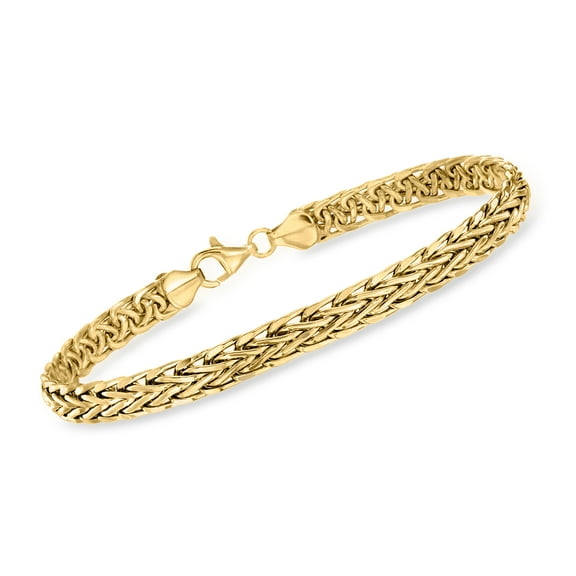 Ross-Simons 18kt Yellow Gold Wheat-Chain Bracelet, Women's, Adult