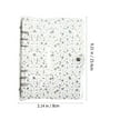 thumbnail image 2 of DRAFIDEEP Binder Notebook Shell Transparent 1Set 9.2x3.1x1.1in, 2 of 8