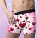 thumbnail image 4 of Calzoncillos tipo bóxer transpirables y ajustados para hombre, cómodos, de poliéster, con esquinas planas., 4 of 8