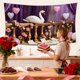 thumbnail image 1 of Eoozwa 3 Packs Valentines Tapestry Heart Decor Wall Hanging Soft Polyester Fabric Large 71x45 Inches for Bedroom Living Room Dorm Wall Decorations Festival Home Decor, 1 of 6