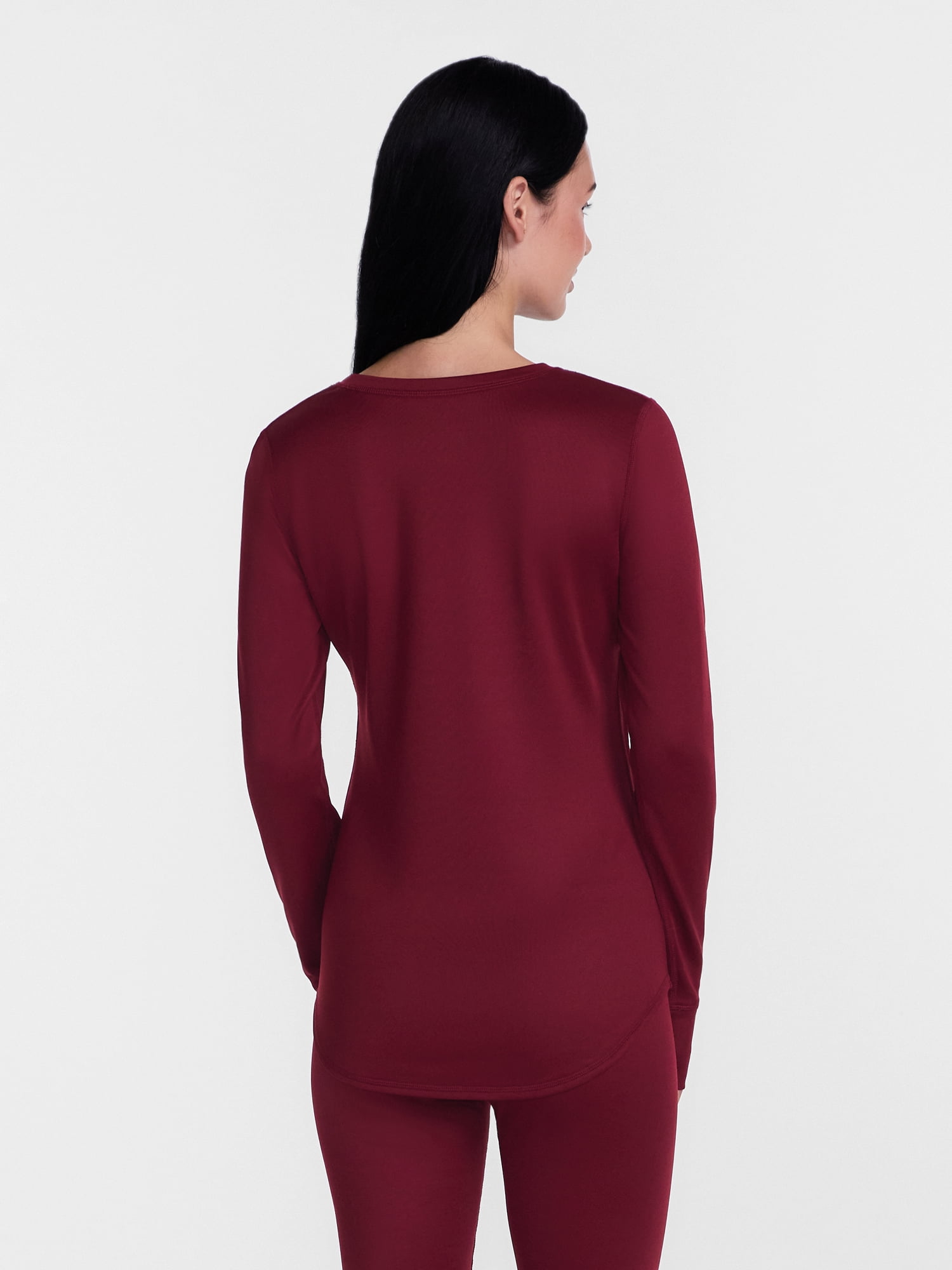 ClimateRight by Cuddl Duds Women's Warmer Crewneck Thermal Base Layer Thermal Top, Sizes XS-4X