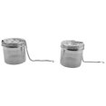 thumbnail image 1 of 2 Pack Large Tea Ball Infuser For Loose Leaf Tea Spice Infuser For Cooking, Threaded Lid, Extra F Js, 1 of 5