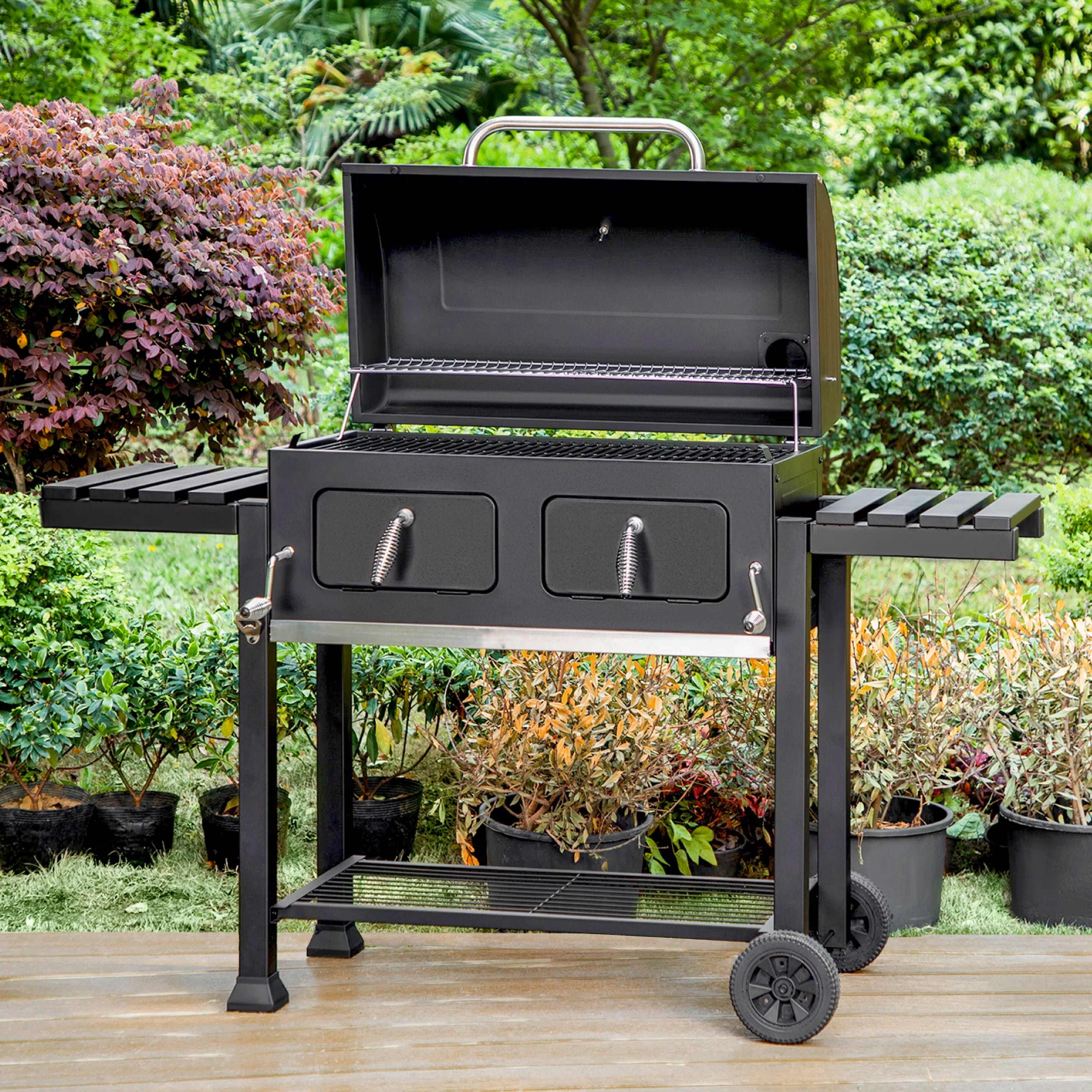 Outdoor Leisure Products Extra Large  DUAL ZONE CHARCOAL Grill