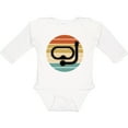 thumbnail image 3 of Inktastic Scuba Diver Retro Sunset Diving Boys or Girls Long Sleeve Baby Bodysuit, 3 of 5