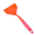 thumbnail image 3 of Pala de silicona para panqueques, espátula ancha flexible de fondo plano, espátula giratoria, color naranja translúcido, 3 of 10
