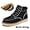 Black, variant on MENS Work Boot High-tops Slip Resistant Protective Leather Shoes Outdoor Sports Fluffing Warm Shoes In Winter Cotton-padded Shose.