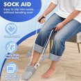 thumbnail image 3 of Aide à la Compression en Plastique, Aide au Putting de Chaussettes, Réduit la Flexion Excessive pour les Personnes Handicapées, 3 of 5