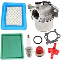 Lawn Mower Carburetor with Air Filter compatible with Craftsman 247.370370 Platinum 7.25 190cc Engines Easy Start Stable Idle & Smooth Power for Lawn Mowing Yard Care & Landscaping DIYers