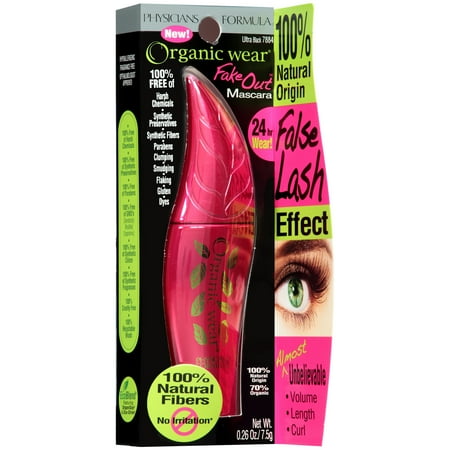 Physicians Formula Organic Wear Fake Out Mascara, 7884C Black, 0.26 oz