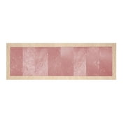 ALEKO Himalayan Salt Bricks 31 in. x 10 in. Light Pink Salt Blocks with Wooden Frame for Sauna Use