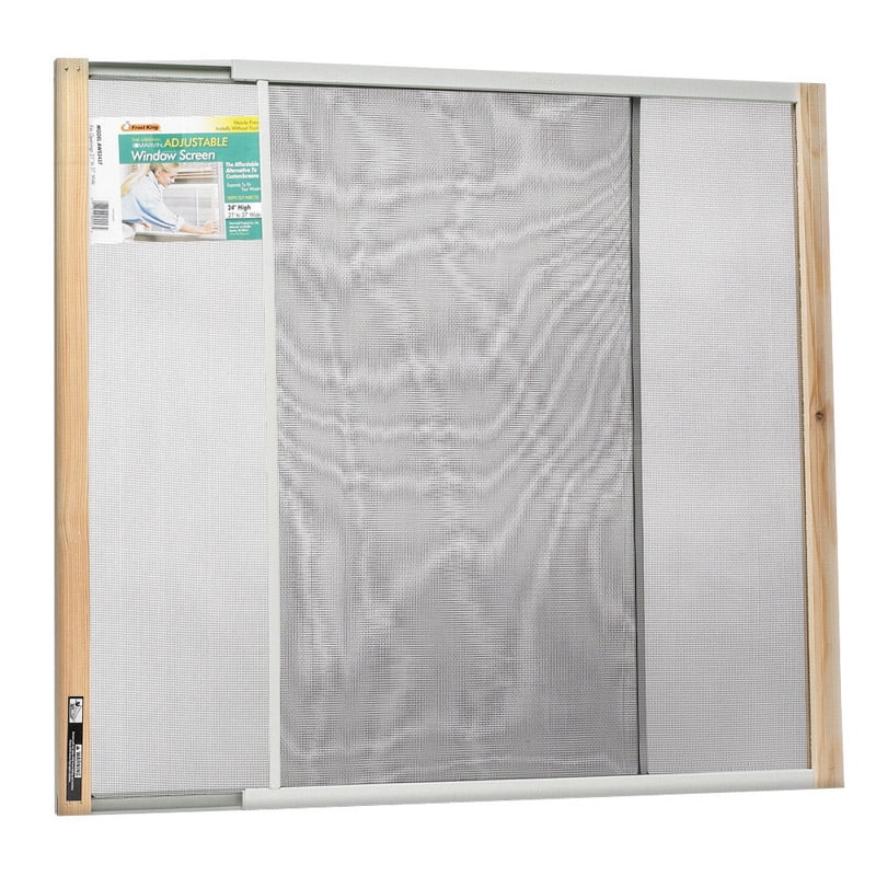 Marvin Adjustable Window Screen 24" Tall, 37"W, Extends From 21" To 37