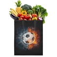 thumbnail image 1 of Sac de Sport Réutilisable avec Imprimé Baseball - Sac d'Épicerie Pliable pour Enfants et Adolescents, 1 of 3