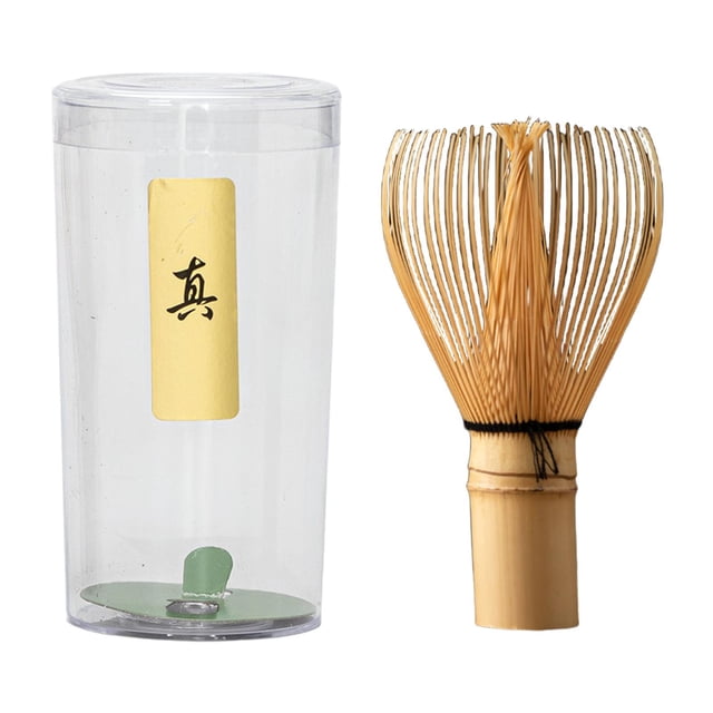 Batidor de matcha de bambú hecho a mano para un auténtico mezclador de té, cepillo, accesorio de , agitador de matcha Chasen japonés Luz