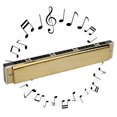 thumbnail image 4 of Harmonica Musical Instrument, Kids Harmonica Durable Harmonica, Professional For Adults Beginner Golden C Key, 4 of 8