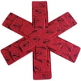 thumbnail image 1 of HUGFEGWE Pot and Pan Protectors, Set of 12 and 3 Different Size, Pot Dividers Pad to Prevent Scratching, Pans Separator and Protect Surfaces of Stacking Glassware, Cookware - Red CJB91-101244, 1 of 6