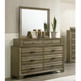 thumbnail image 6 of Loiret Light Grey Finish Wood Storage Platform King Bedroom Set with Dresser, Mirror, Two Nightstands, Chest, 6 of 13