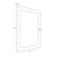 thumbnail image 3 of Espejo Mainstays Decorativo Rectangular Blanco 24X29 cm, 3 of 4