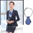 thumbnail image 5 of LinYooLi Reversible Bowknot Short Neck Ties Adjustable Pre-tied for Woman Business Uniform Bowtie Work Ceremony Accessories, 5 of 5