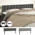 thumbnail image 3 of vidaXL Headboards 2 pcs Light Gray 39.4"x2"x30.7"/34.6" Velvet, 3 of 79
